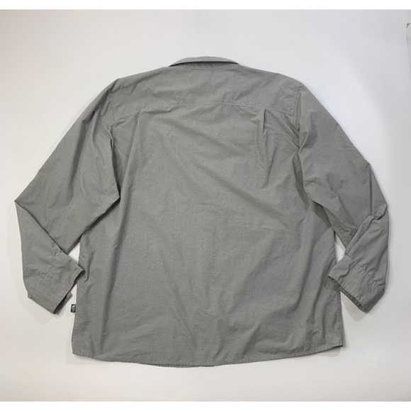 The North Face Shirt Mens XL Grey Performance Button Up Hiking Fishing Outdoor - Picture 9 of 11